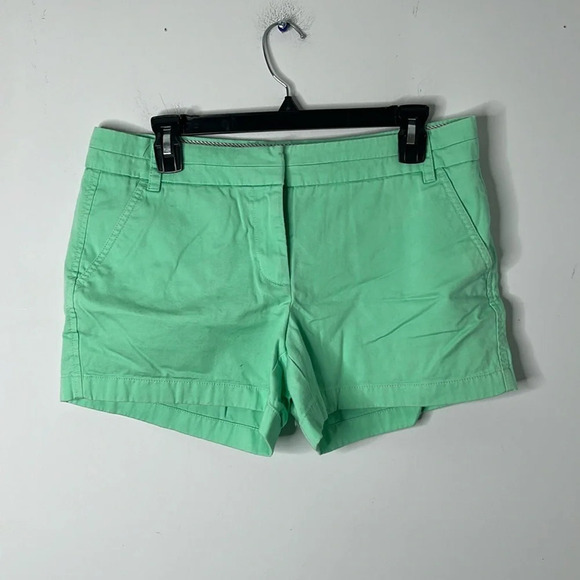 J.Crew Mint Green Chino Khaki Shorts - Picture 1 of 5